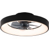 Aca Ceiling Fan 20 Dim Black 7 Blades Abs Remote Control & Timer Led 34W 3332L �300mm - (FAN6687BK)