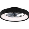 Aca Ceiling Fan 20 Dim Black 7 Blades Abs Remote Control & Timer Led 34W 3332L �300mm - (FAN6689BK)