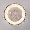 Aca Ceiling Fan 20 Dim Black 7 Blades Abs Remote Control & Timer Led 34W 3332L �300mm - (FAN6689BK)