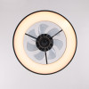 Aca Ceiling Fan 20 Dim Black 7 Blades Abs Remote Control & Timer Led 34W 3332L �300mm - (FAN6697BK)