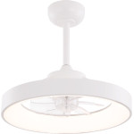 Aca Ceiling Fan 20 Dim White 7 Blades Abs Remote Control & Timer Led 34W 3332L �300mm - (FAN6697WH)