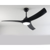 Aca Ceiling Fan Dim Black With 3 Blades Abs Remote Control & Timer Led 24W 2400L Dc 45W 1320mm - (FANGS419B)