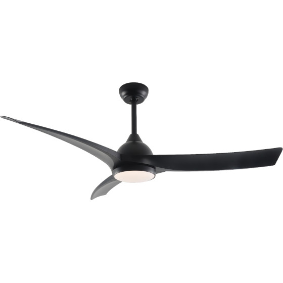 Aca Ceiling Fan Dim Black With 3 Blades Abs Remote Control & Timer Led 24W 2400L Dc 45W 1320mm - (FANGS419B)
