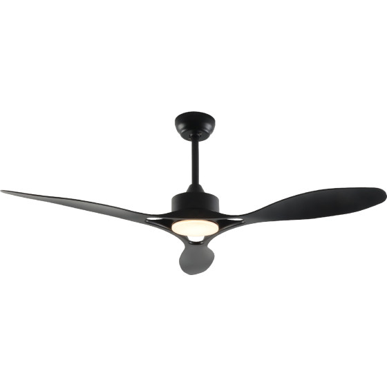 Aca Ceiling Fan Dim Black With 3 Blades Abs Remote Control & Timer Led 24W 2400L Dc 45W 1320mm - (FANGS424B)