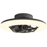 Aca Ceiling Fan Dim Black With 8 Blades Abs Remote CONTROL&Timer Led 50W 5460L Dc 15W 560mm - (FAN3231618)
