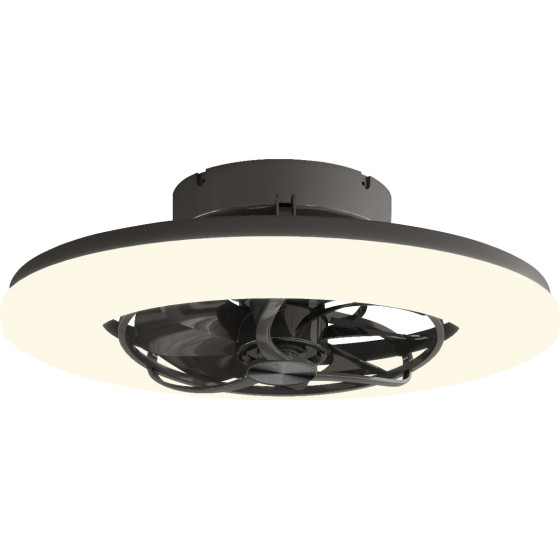 Aca Ceiling Fan Dim Black With 8 Blades Abs Remote CONTROL&Timer Led 50W 5460L Dc 15W 560mm - (FAN3231618)