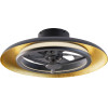 Aca Ceiling Fan Dim BLACK-Gold With 8 Blades Abs Remote CONTROL&Timer Led 40W 4300L Dc 15W 550mm - (FAN3231168)