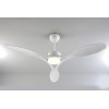 Aca Ceiling Fan Dim White With 3 Blades Abs Remote Control & Timer Led 24W 2400L Dc 45W 1320mm - (FANGS424W)