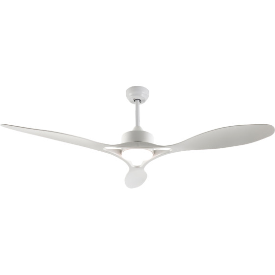 Aca Ceiling Fan Dim White With 3 Blades Abs Remote Control & Timer Led 24W 2400L Dc 45W 1320mm - (FANGS424W)