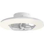Aca Ceiling Fan Dim White With 8 Blades Abs Remote CONTROL. & Time Led 50W 5460L Dc 15W 560mm - (FAN32316110)