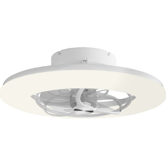 Aca Ceiling Fan Dim White With 8 Blades Abs Remote CONTROL. & Time Led 50W 5460L Dc 15W 560mm - (FAN32316110)