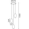 Aca ELLITON-��������� �������� ������� ����� ���������� Led Smd 12W 2700K 840LM IP20 �367x1500mm - (BD384D3PGD)