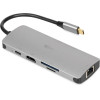 IBOX Interface Hub Usb Type-C 5000 Mbit/s Silver - (IUH3RJ4K)