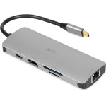 IBOX Interface Hub Usb Type-C 5000 Mbit/s Silver - (IUH3RJ4K)