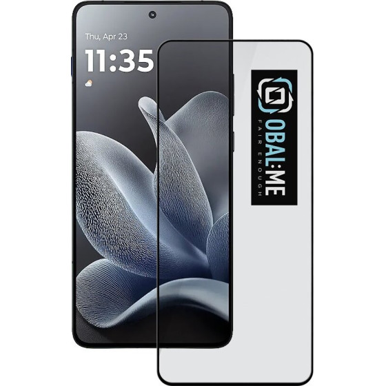 OBAL:ME 5D Glass Screen Protector for Motorola Edge 70 Black - (57983130200)