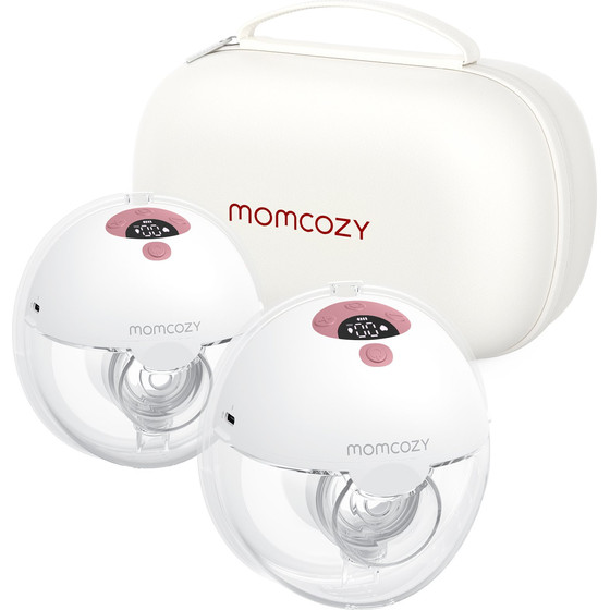 MOMCOZY M5 Double Breast Pump Red, 160ml - (BP272-MR71BA-C)