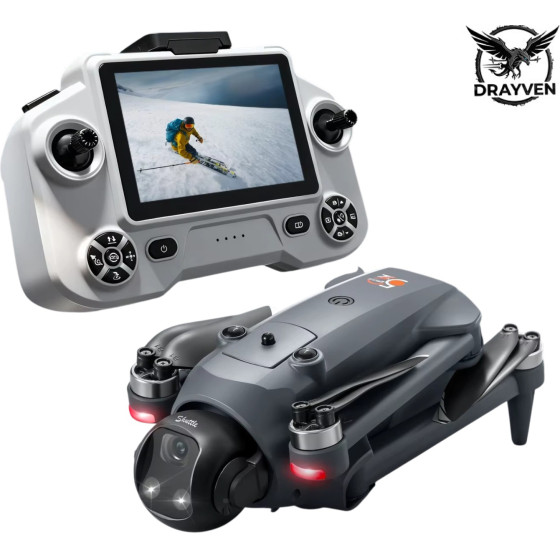 Drayven YL059 - Gps Drone �� Remote Control Screen 4.5'', ���������� Airdrop & ��������� �������� �������� ���� - (23575)
