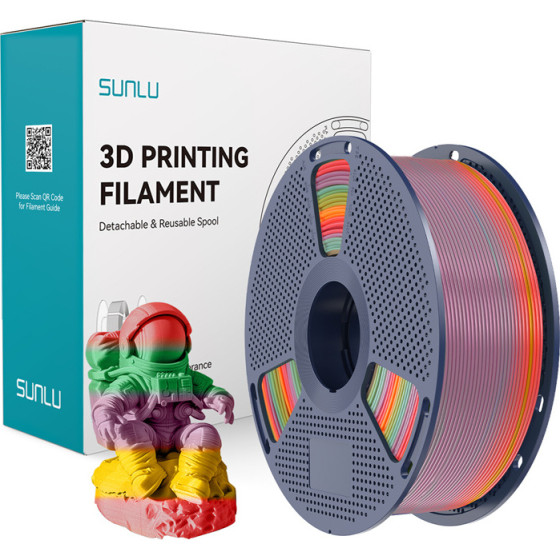 Sunlu ���� Pla (Rainbow) 01 - (Pla R 01)