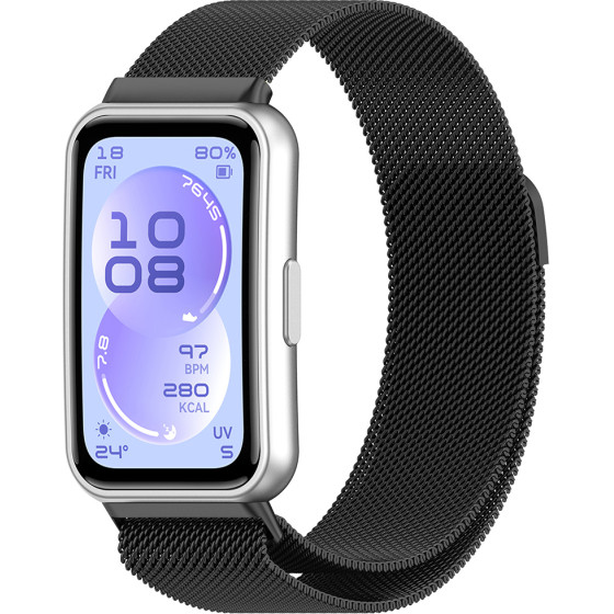 Techsuit - Watchband (W009) - Huawei Band 11 / Band 11 Pro - Black