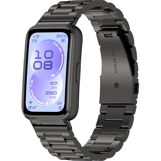 Techsuit - Watchband (W010) - Huawei Band 11 / Band 11 Pro - Black