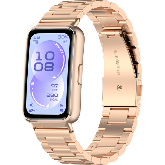 Techsuit - Watchband (W010) - Huawei Band 11 / Band 11 Pro - Pink
