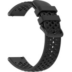 Techsuit - Watchband 22mm (W083) - Amazfit Active Max/Samsung Galaxy Watch (46mm)/Watch 3/Gear S3/Amazfit GTR/Gtr 2 - Black