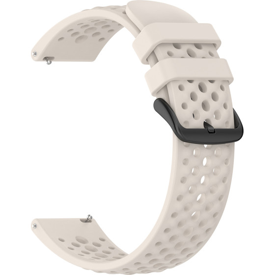 Techsuit - Watchband 22mm (W083) - Amazfit Active Max/Samsung Galaxy Watch (46mm)/Watch 3/Gear S3/Amazfit GTR/Gtr 2 - White