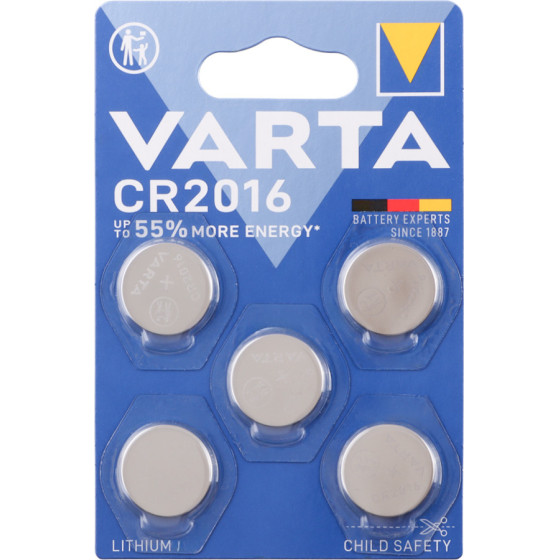 Varta ��������� ���������� ������ CR2016 3V 90mAh Li-Ion 1 ���. 5/BLISTER