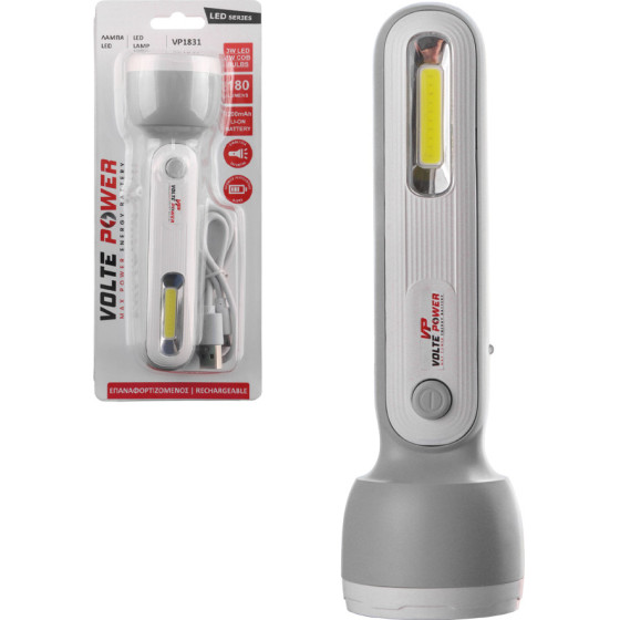 Volte Power VP1831 ����� ������ 3W LED+1W Cob 180 Lumens ���� - (TS-1854)