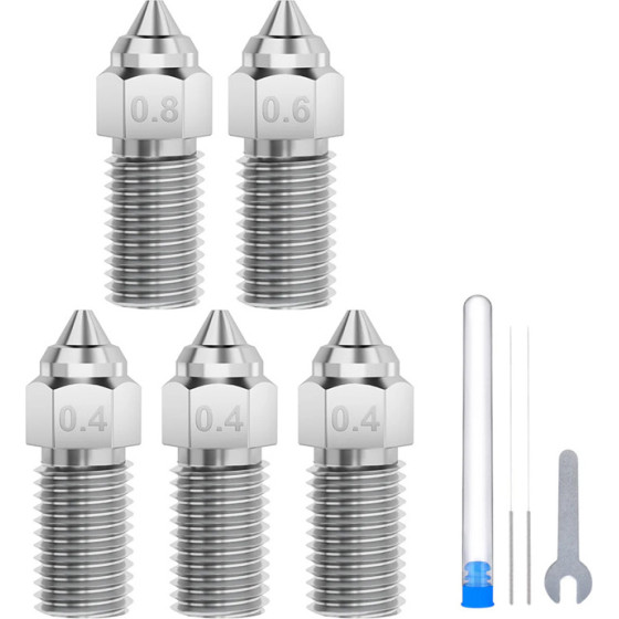 Elegoo ��� ���������� ��� ���������� ������ ��� Neptune 4 / 4 Pro (0,4 Mm x3, 0,6 Mm x1, 0,8 Mm x1) - (50.204.0058)