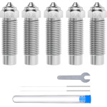 Elegoo ��� ���������� ��� ���������� ������ ��� Neptune 4 Plus / 4 Max (0,4 Mm x3, 0,6 Mm x1, 0,8 Mm x1) - (50.204.0090)