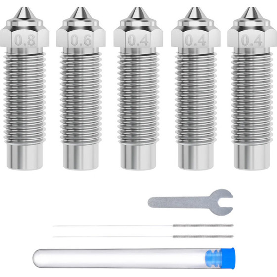 Elegoo ��� ���������� ��� ���������� ������ ��� Neptune 4 Plus / 4 Max (0,4 Mm x3, 0,6 Mm x1, 0,8 Mm x1) - (50.204.0090)
