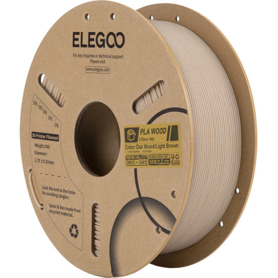 Elegoo Pla Wood Filament (������������ ����) - (50.203.0652)