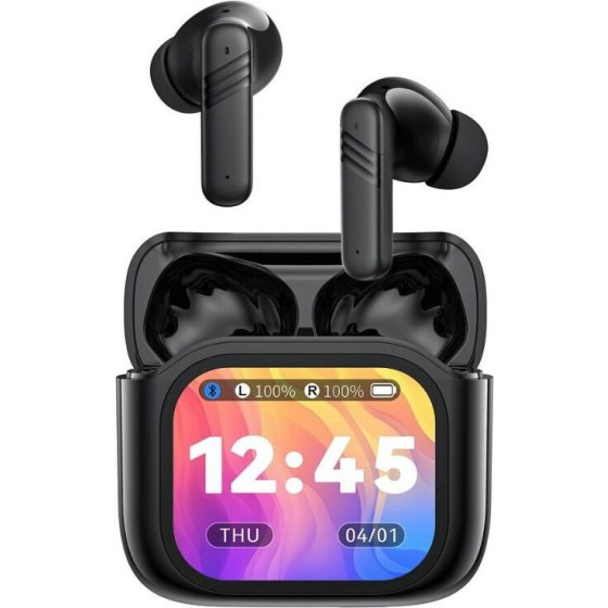 XO ��������� Bluetooth �� ����������� ANC+Enc Dual Mic Tws & Smart Lcd ����� - (XO X50)
