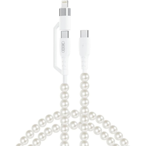 XO ������� �������� & ��������� ��������� �� ������ Type-C �� Type-C (60W) & Lighting (27W) 1m - (XO NB-Q310)