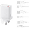 XO L159 ��������� ������� �������� (UK) Qc 18W 1x USB-A - (XO L159 (UK))