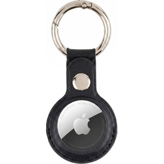 Mercury Case Leather Airtag black