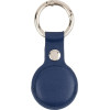 Mercury Leather Airtag Case navy