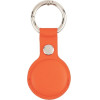 Mercury Leather Airtag Case orange
