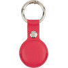 Mercury Leather Airtag Case red
