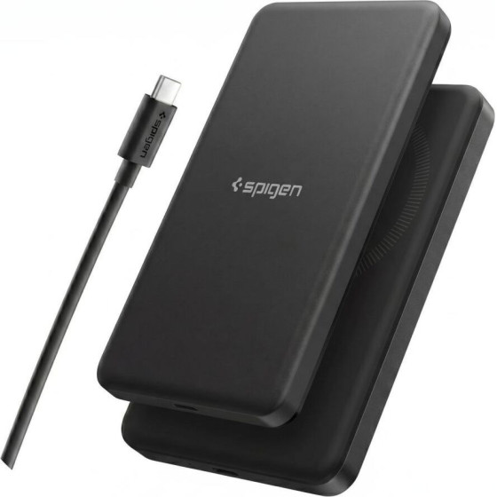 Spigen EA2205MQ Essential Magsafe Power Bank 5000MAh 22.5W QI2 Black - (ABA11104)