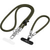 Tech-Protect C10S Rope Crossbody & Wrist Olive GREEN/TITANIUM