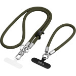 Tech-Protect C10S Rope Crossbody & Wrist Olive GREEN/TITANIUM