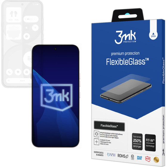 3MK Protection 3MK Flexibleglass Hybrid Glass For Nothing Phone (4a) - (W-3FxGl-NP4a-0)