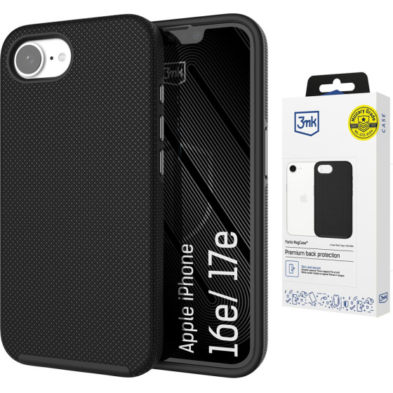 3MK Protection 3MK Fortis Magcase For Iphone 16e / 17e - Black - (W-fortmag-ip16e17e-0)