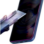 3MK Protection 9H Tempered Glass With 3MK Hardglass Max Privacy Filter For Iphone 15 Pro - (W-3HgMPrV2-AiP15Pro-0)
