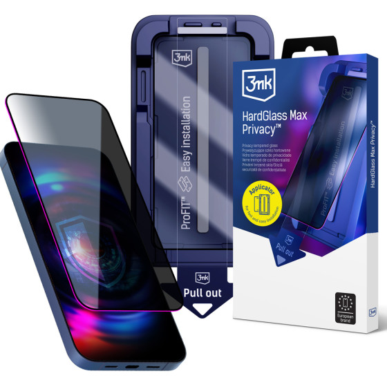 3MK Protection 9H Tempered Glass With 3MK Hardglass Max Privacy Filter For Samsung Galaxy S24 / S25 - (W-3HgMPrV2-SaS2425-0)