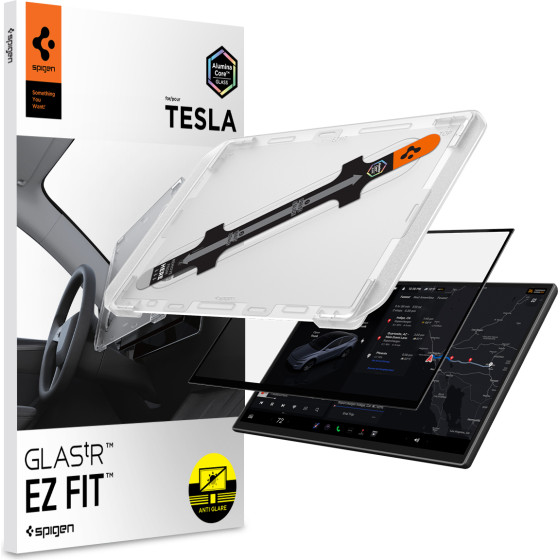 Spigen Tesla Ez Fit Anti Glare Matte FC, Black - Tesla Model Y L 2026 - (AGL10819)