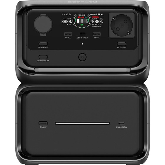 EcoFlow ������� ����������� River 3 Max Plus 858Wh (���������) - (EFRIVER3MP-Wireless)