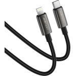 Acefast - Data Cable (C23-01) - USB-C To Lightning, 30W, Braided cable, 1.2m - Black